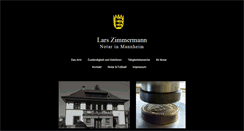 Desktop Screenshot of notar-zimmermann.de